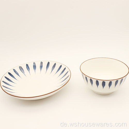 12 Prozent beliebte Keramik -Porzellan -Geschirrset Set